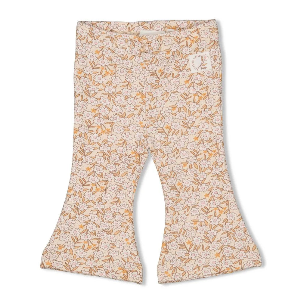 Feetje - Flare broek AOP - Flower Field