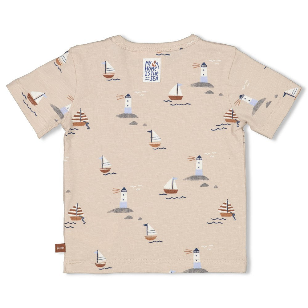 Feetje - T-shirt AOP - Let's Sail