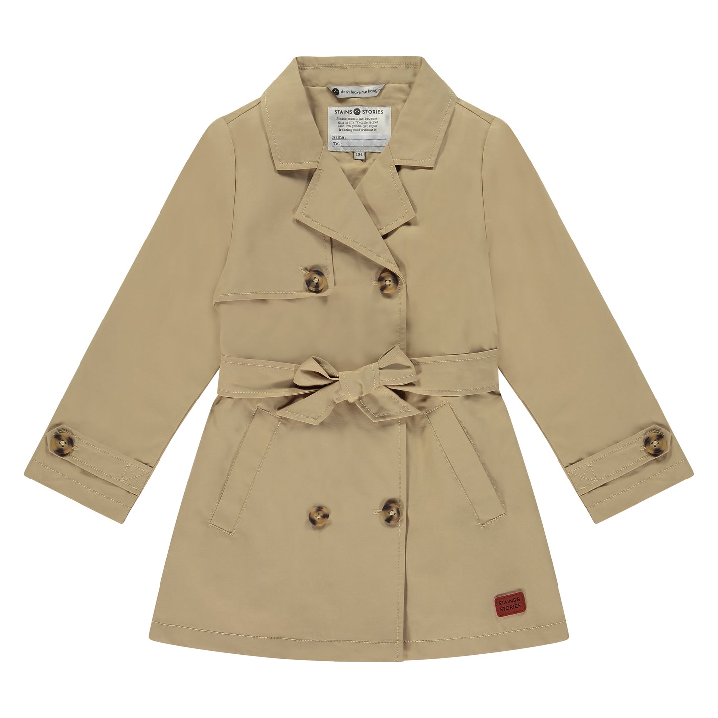 Stains & Stories Trenchcoat - Beige