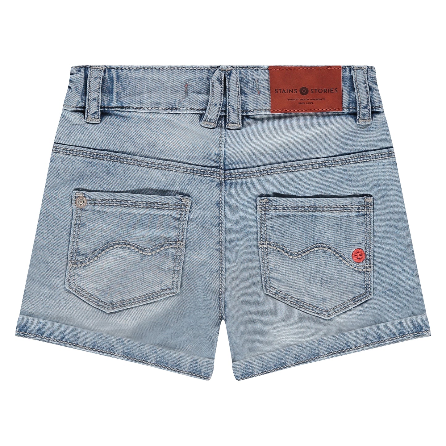 Stains & Stories Short - Blue denim