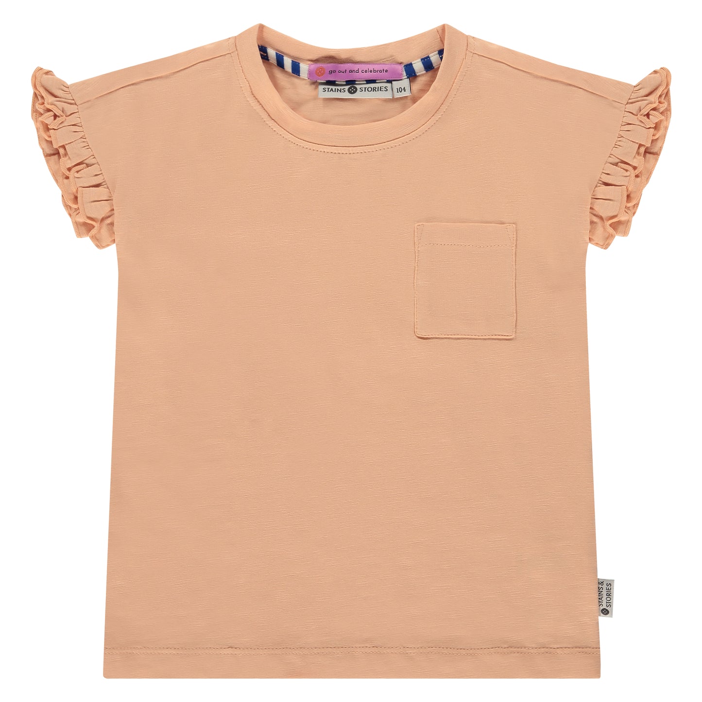 Stains & Stories Shirt - Salmon