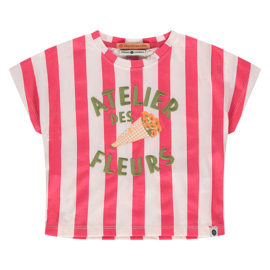 Stains & Stories Shirt - Teaberry