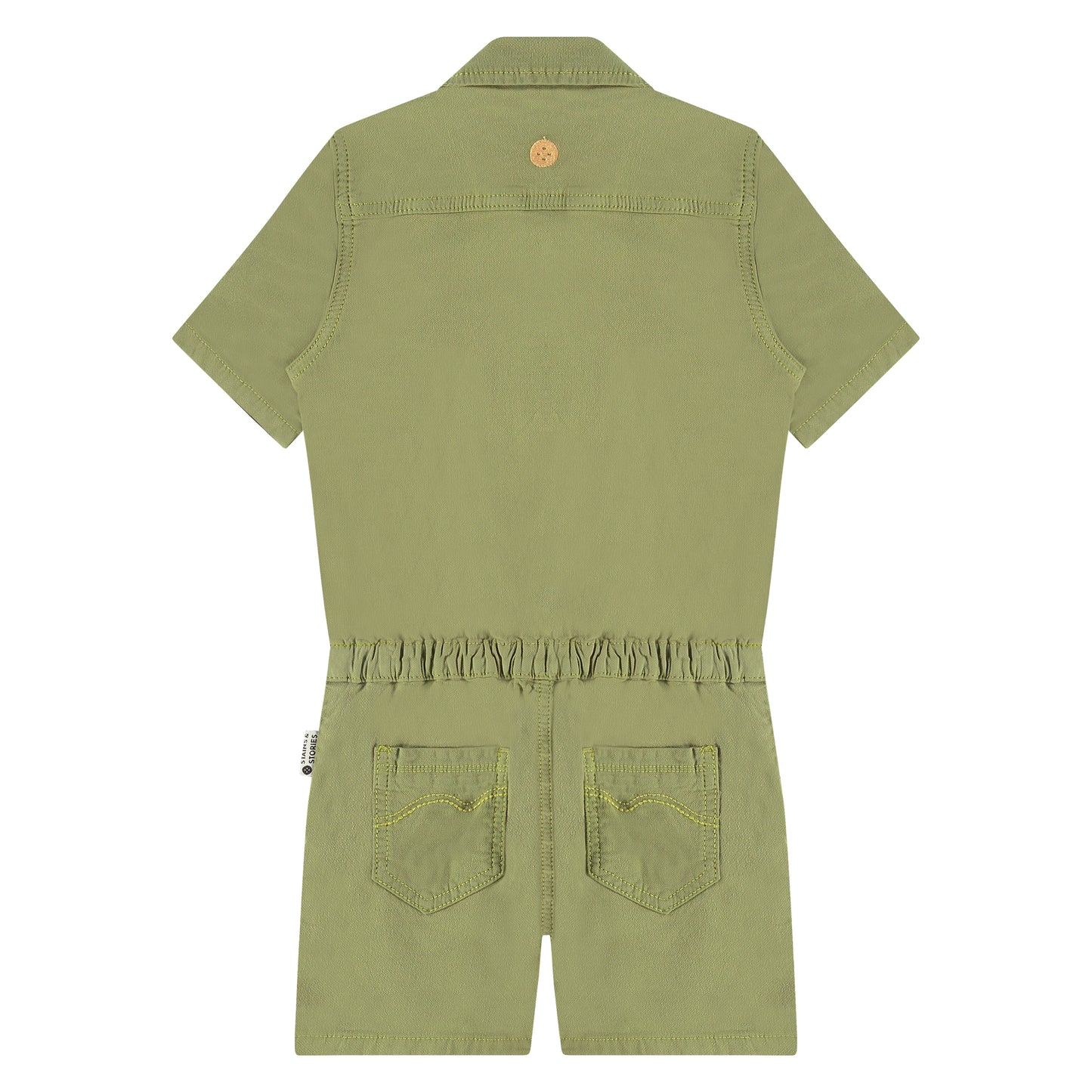 Stains & Stories Jumpsuit- Olive