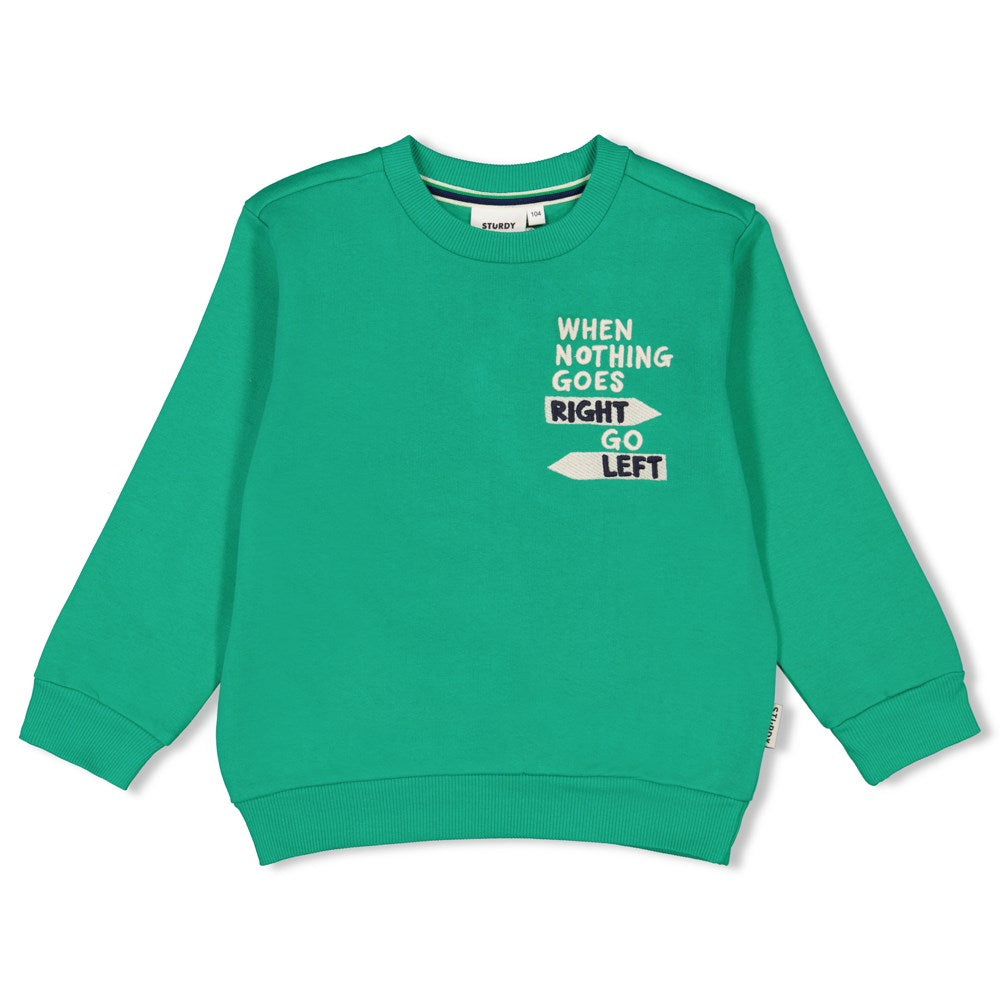 Sturdy - Sweater - North Sea Party - Groen