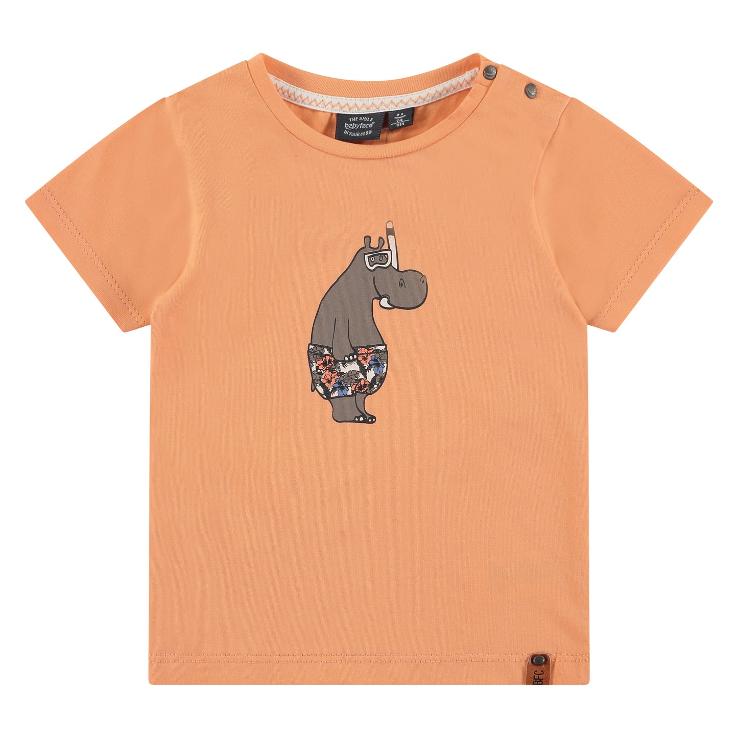 Babyface - Jongen T Shirt - Neon Orange