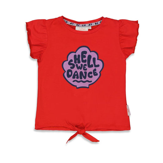 Jubel - T-shirt Rood - Shell We Dance